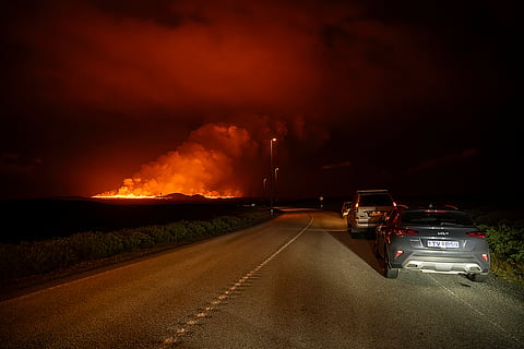 Iceland Volcano Eruption: A new volcanic eruption is seen 